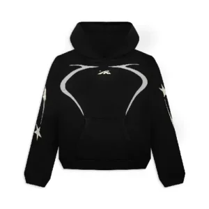 Black Hellstar Sports Jet Hoodie