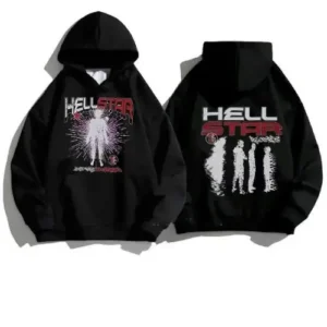 Men’s Black Vintage Hellstar Studios Retro Hoodie