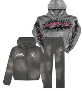 Hellstar Sports Tracksuit and Gray Hoodie 2 in 1 deal